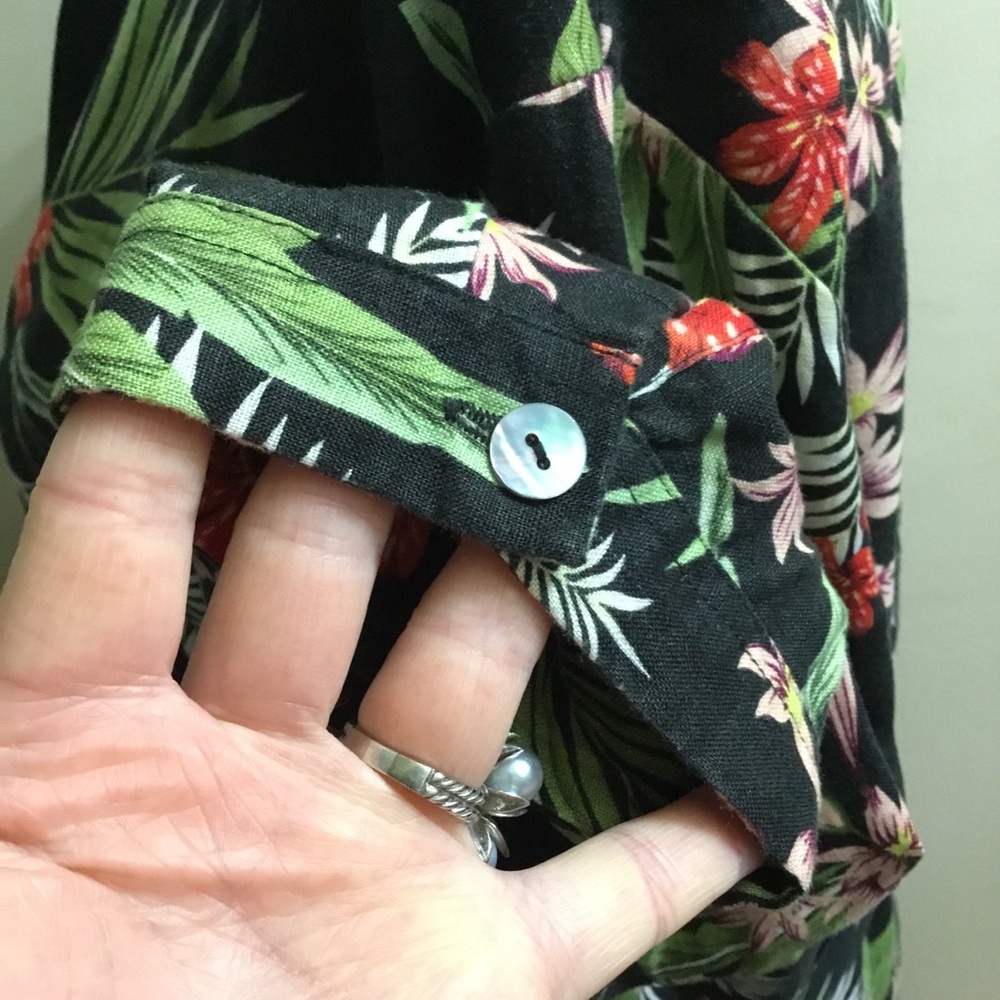 VICCI Germany 🇩🇪 100% linen tropical tunic dress - Picture 14 of 16